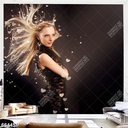 Tranh người mẫu xinh đẹp SP6644