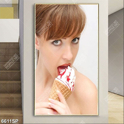 Tranh cô gái trẻ đẹp SP6611