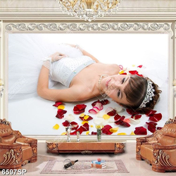 Tranh cô dâu xinh đẹp SP6597