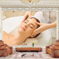 Tranh cô gái nằm thư giãn SP6961