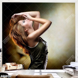 Tranh cô gái xinh đẹp SP6959