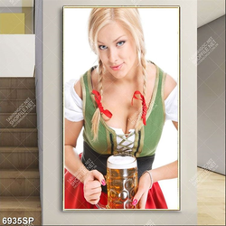 Tranh cô gái xinh đẹp SP6935