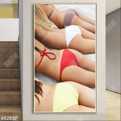 Tranh người mẫu bikini SP6928