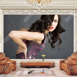 Tranh cô gái xinh đẹp SP6927