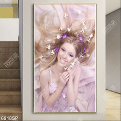 Tranh người mẫu xinh đẹp SP6918