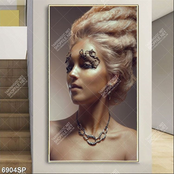 Tranh người mẫu make up nghệ thuật SP6904