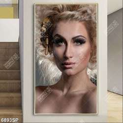 Tranh người mẫu make up đẹp SP6893