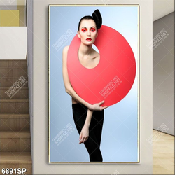 Tranh cô gái SP6891