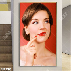 Tranh gương mặt xinh đẹp SP6883