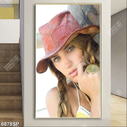 Tranh cô gái xinh đẹp SP6878