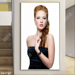 Tranh gương mặt đẹp không tì vết SP6847