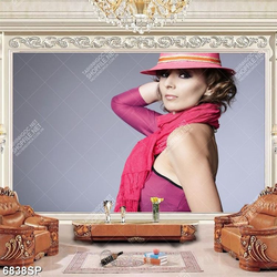 Tranh cô gái xinh đẹp SP6838