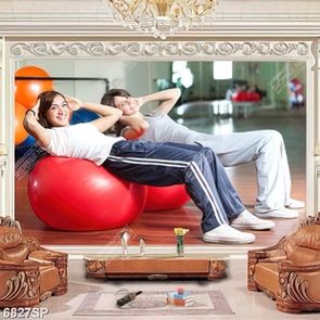 Tranh hai cô gái SP6827