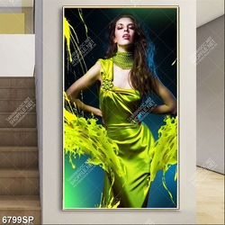Tranh người mẫu đẹp SP6799