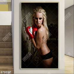 Tranh người đẹp tóc vàng SP6795