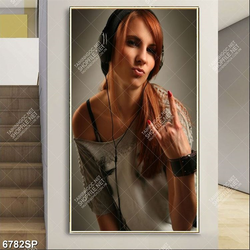 Tranh cô gái xinh đẹp SP6782