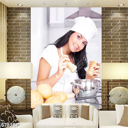 Tranh cô đầu bếp xinh đẹp SP6781