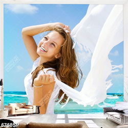 Tranh cô gái xinh đẹp SP6750