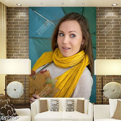 Tranh cô gái đứng che ô SP6572