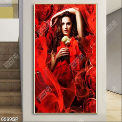 Tranh người mẫu đẹp SP6569