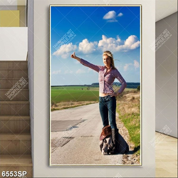 Tranh cô gái trẻ SP6553