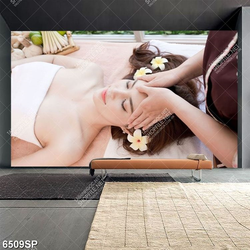 Tranh người đẹp nằm mát xa thư giãn SP6509
