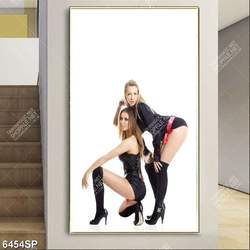 Tranh hai người mẫu gợi cảm SP6454