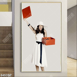 Tranh cô gái trẻ đẹp SP6453