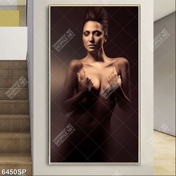 Tranh người mẫu khỏa thân nghệ thuật SP6450