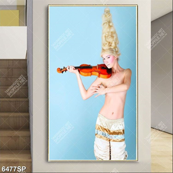 Tranh người mẫu khỏa thân nghệ thuật SP6477