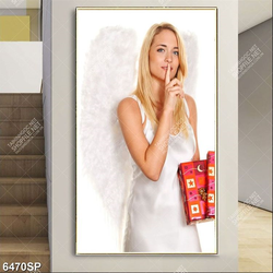 Tranh người đẹp mang đôi cánh thiên thần SP6470