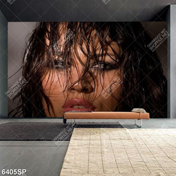 Tranh người đẹp bung xõa mái tóc SP6405