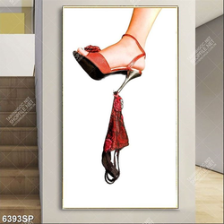 Tranh đôi chân mang guốc SP6393