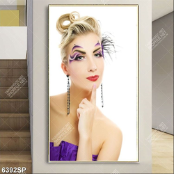 Tranh người mẫu make up nghệ thuật SP6392
