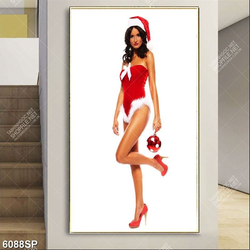Tranh người mẫu noel SP6088