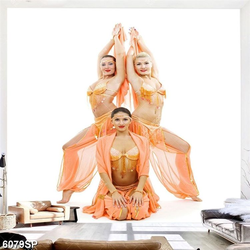 Tranh nhóm múa nữ