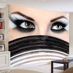 Tranh đôi mắt make up ấn tượng