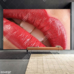 Tranh đôi môi đỏ gợi cảm