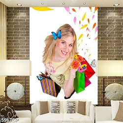 Tranh cô gái trẻ xinh đẹp SP5967