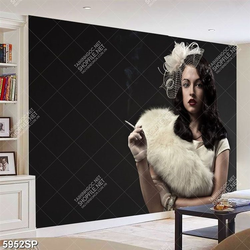 Tranh cô gái xinh đẹp SP5952