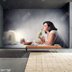 Tranh cô nàng béo