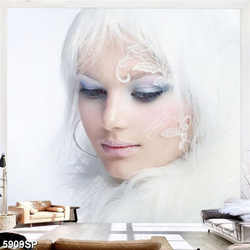 Tranh cô gái xinh đẹp SP5909