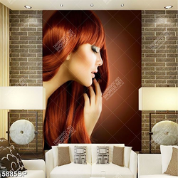 Tranh SP5885 người mẫu tóc