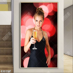 Tranh cô gái xinh đẹp SP6303