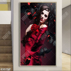 Tranh người mẫu nghệ thuật SP6302