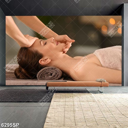 Tranh cô gái nằm mát xa thư giãn SP6295