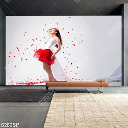 Tranh nghệ thuật cô gái xinh đẹp SP6282