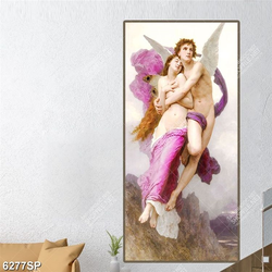 Tranh cặp đôi thiên thần file gốc