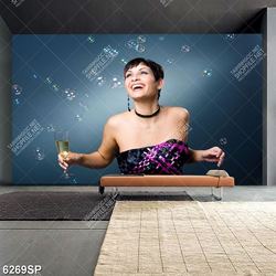 Tranh cô gái trẻ SP6269