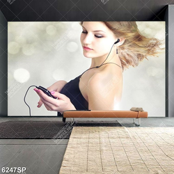 Tranh cô gái xinh đẹp SP6247